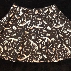 Dinosaur skull skirt